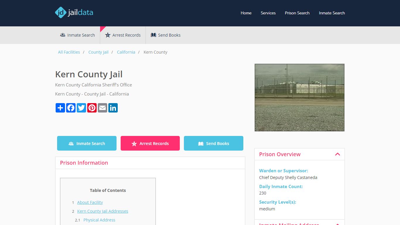 Kern County Jail: Inmate Search, Mugshots, Visitation, Send Money